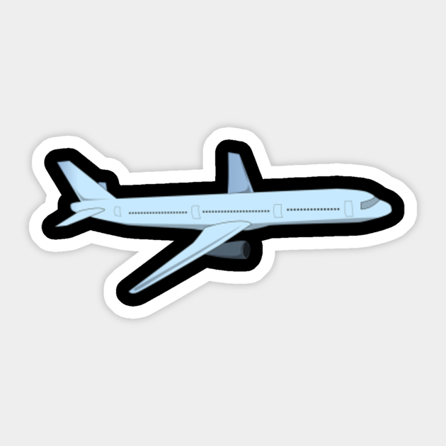 Airplane Airplane Sticker TeePublic